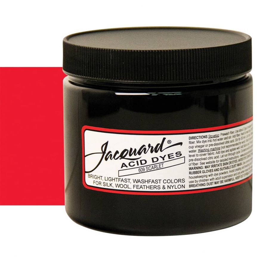 Jacquard Acid Dye 8 oz Scarlet