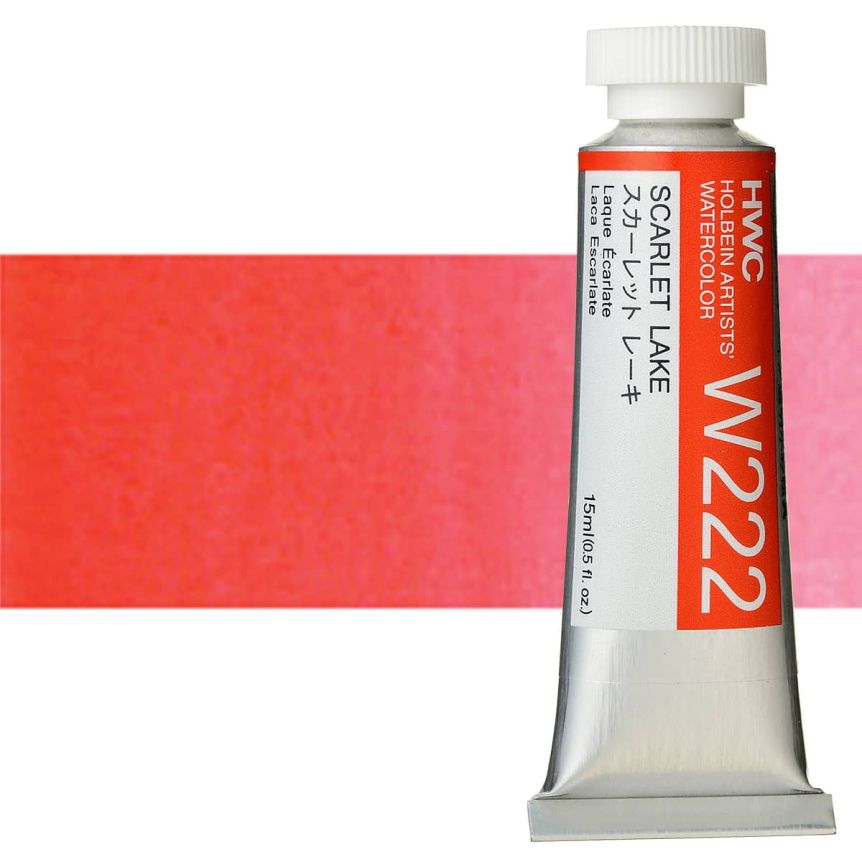 Holbein Artists' Watercolor 15 ml Tube - Scarlet Lake