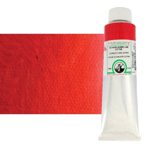 Old Holland Classic Oil Color - Scarlet Lake Extra, 225ml Tube