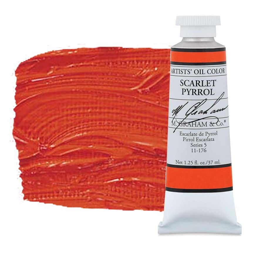 M. Graham Artist Oil Color 37ml - Scarlet Pyrrol