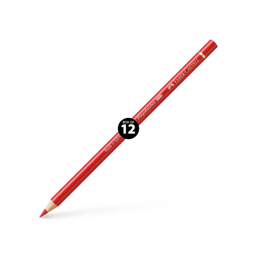 Faber-Castell Polychromos Pencil, No. 118 - Scarlet Red (Box of 12)