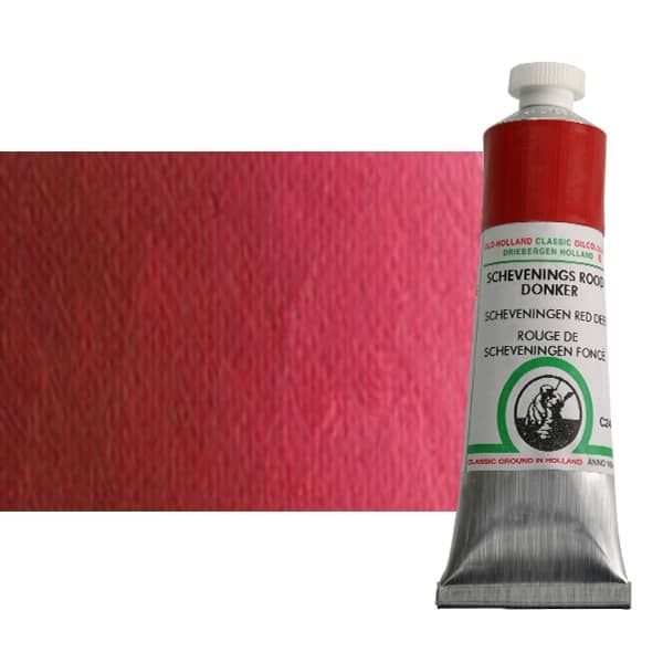 Old Holland Classic Oil Color 40 ml Tube - Scheveningen Red Deep