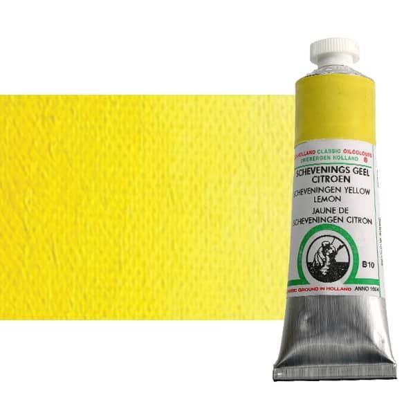 Old Holland Classic Oil Color 40 ml Tube - Scheveningen Yellow Lemon