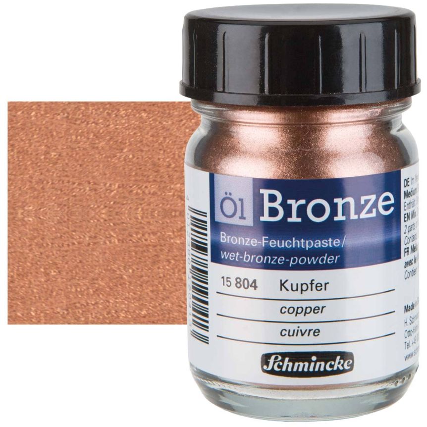 Schmincke Oil Bronze Powder - Copper, 50ml