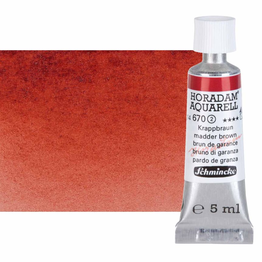 Schmincke Horadam Watercolor - Madder Brown, 5ml