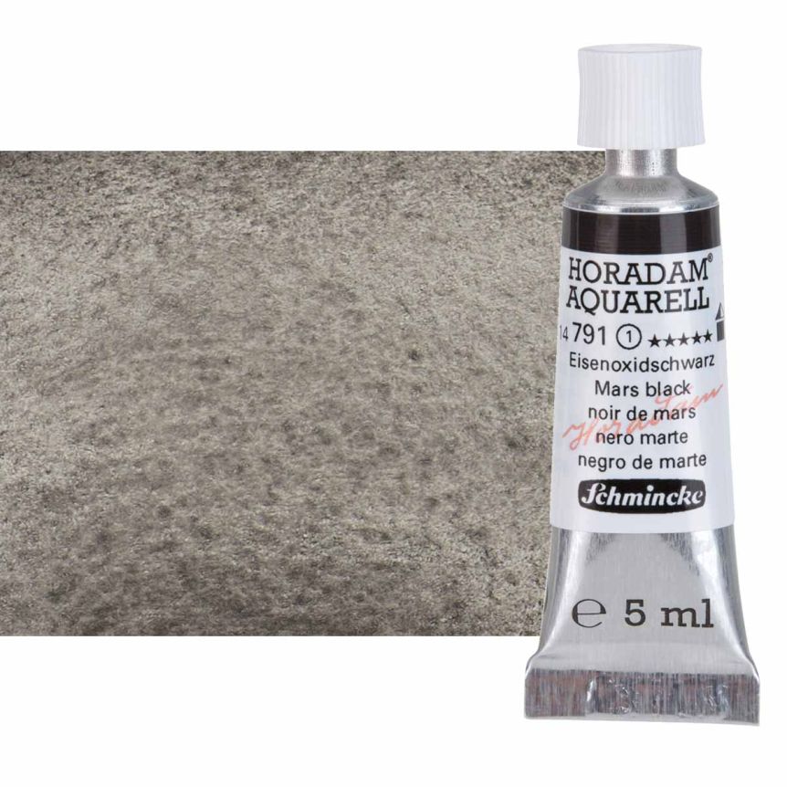 Schmincke Horadam Watercolor - Mars Black, 5ml