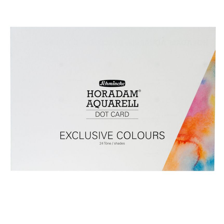 Schmincke Horadam Watercolor 24 Exclusive Colors Dot Card