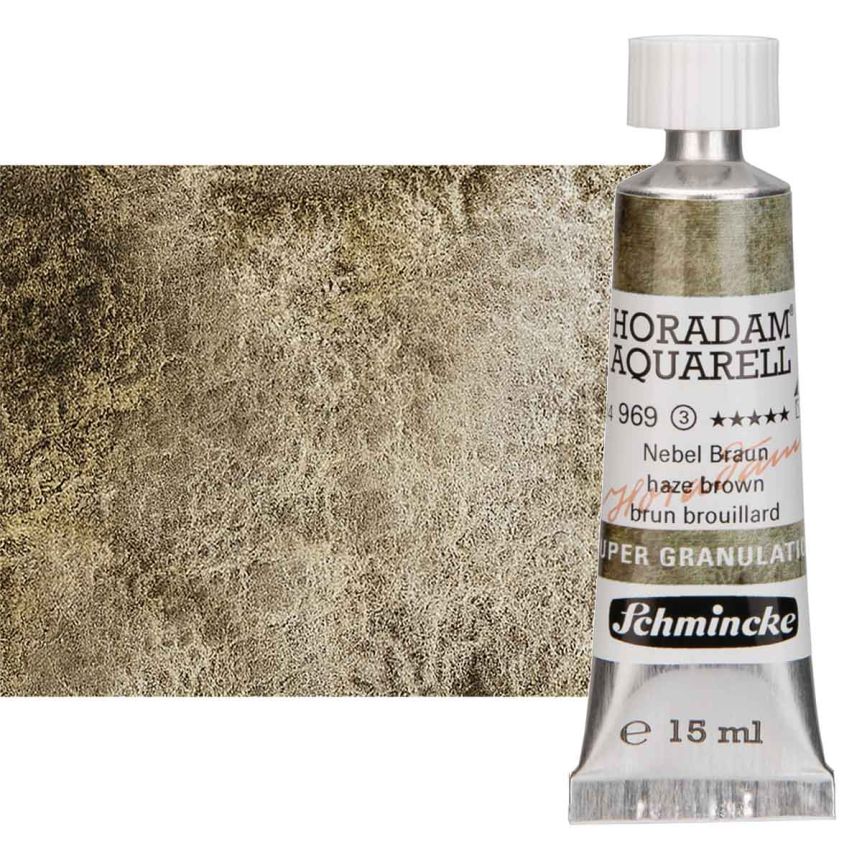 Horadam Super Granulating Watercolor - Haze Brown, 15ml Tube