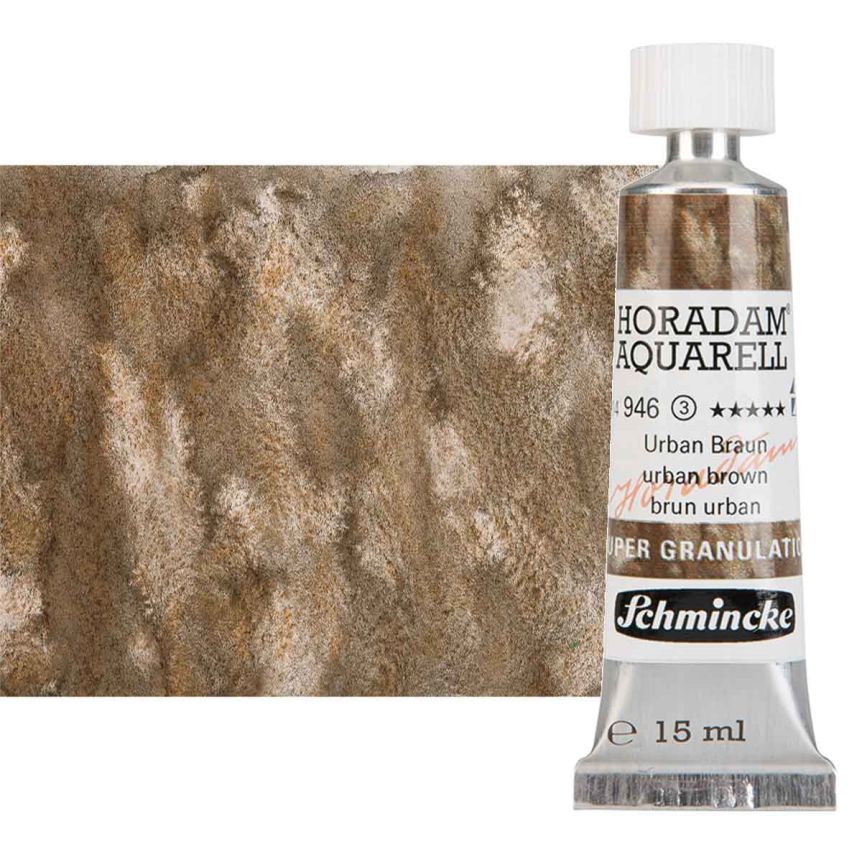 Horadam Super Granulating Watercolor - Urban Brown, 15ml Tube