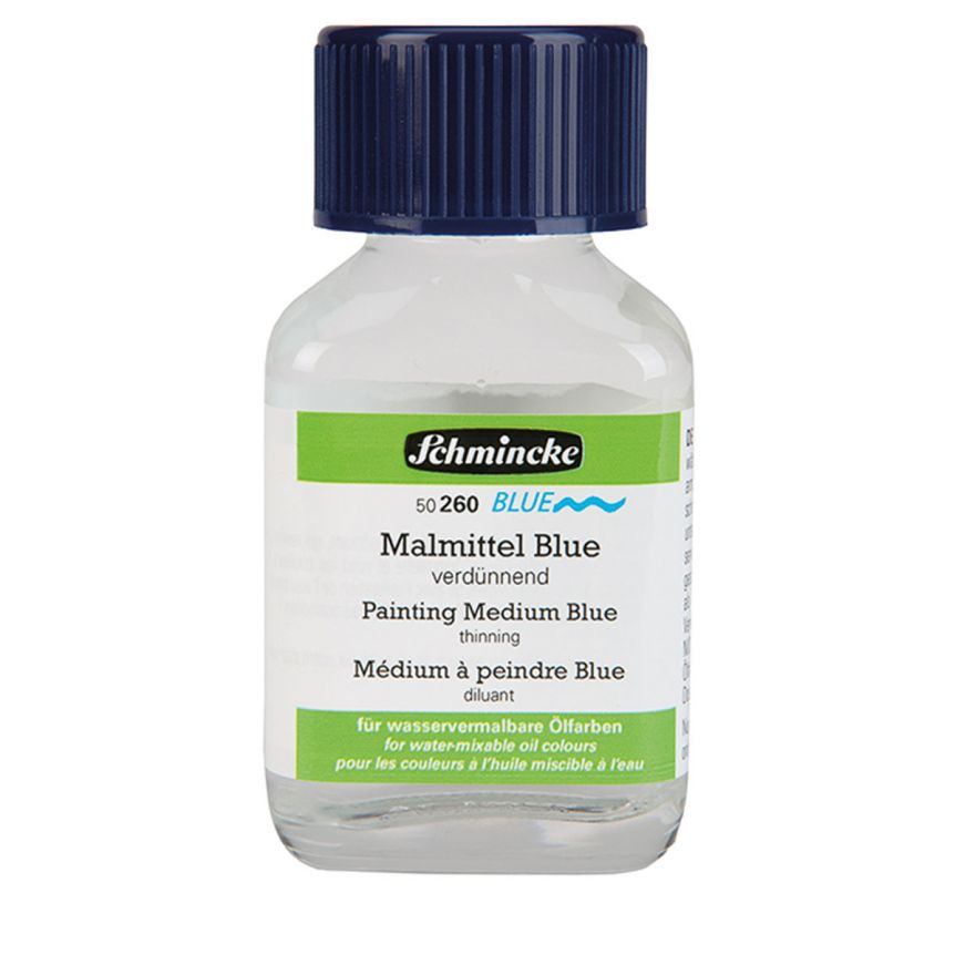 Norma Blue Water-Mixable Oil Color - Painting Medium, 200ml