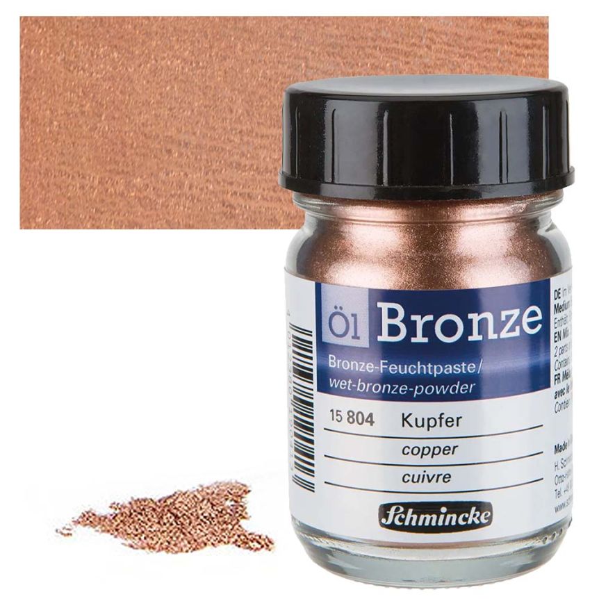 Schmincke Oil Bronze Powder - Copper, 50ml