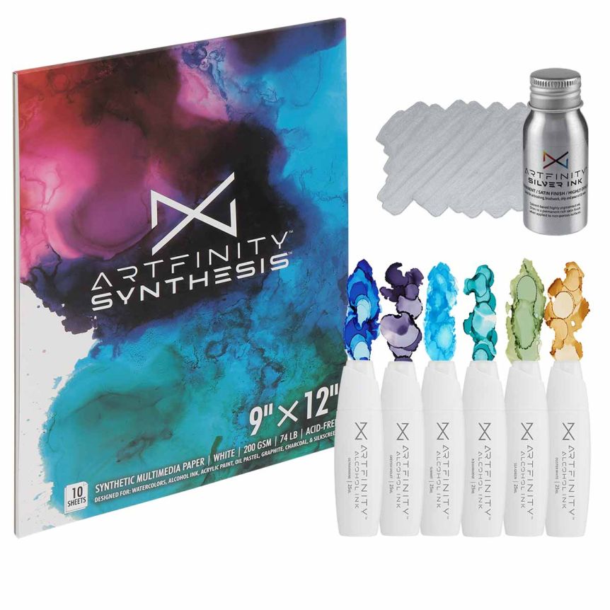 Artfinity Alcohol Ink Sea Set, 8 Pieces