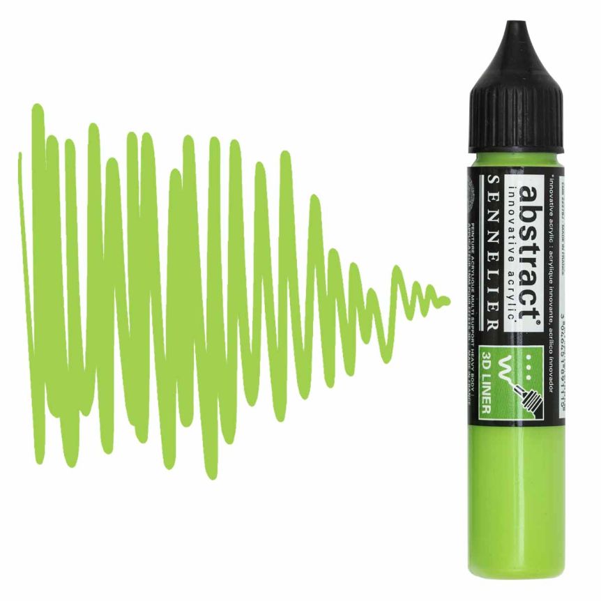 Sennelier Abstract Acrylic Liner 27ml Bright Yellow Green