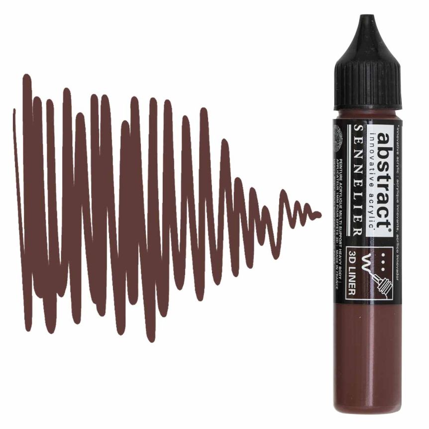 Sennelier Abstract Acrylic Liner 27ml Burnt Sienna