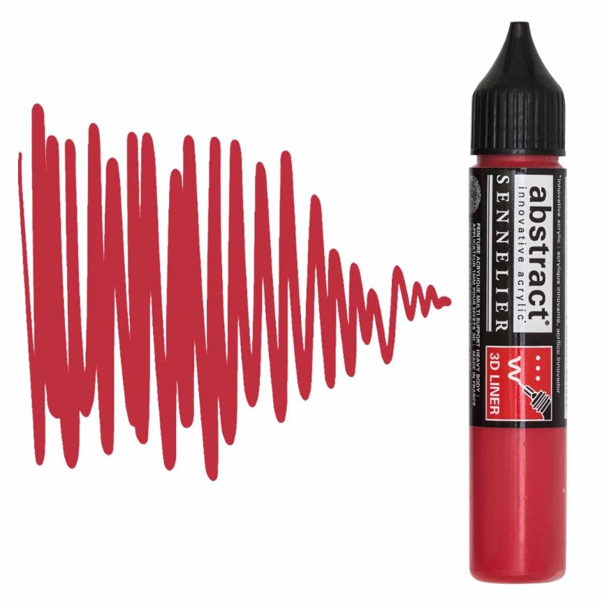 Sennelier Abstract Acrylic Liner 27ml Cadmium Red Light Hue