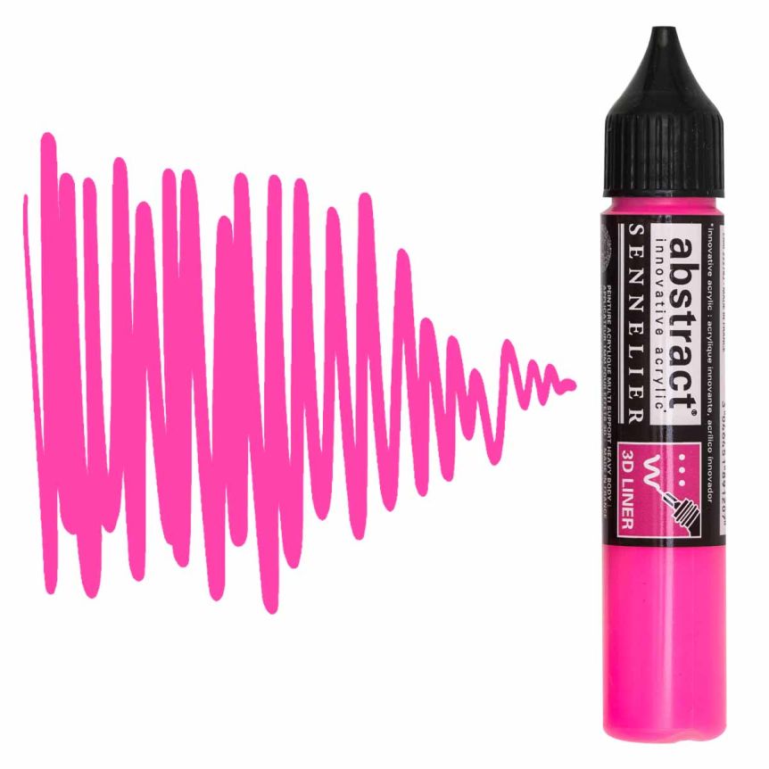 Sennelier Abstract Acrylic Liner 27ml Fluorescent Pink