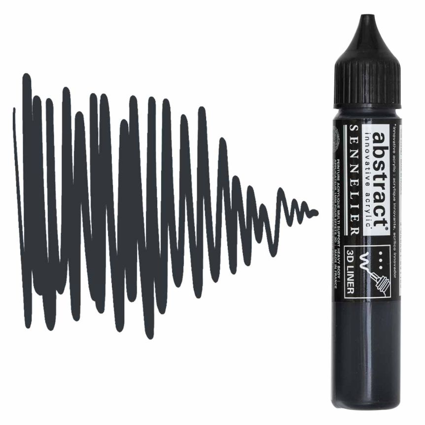 Sennelier Abstract Acrylic Liner 27ml Mars Black