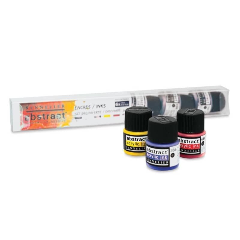 Sennelier Abstract Acrylic Ink 12ml Set of 6 Colors