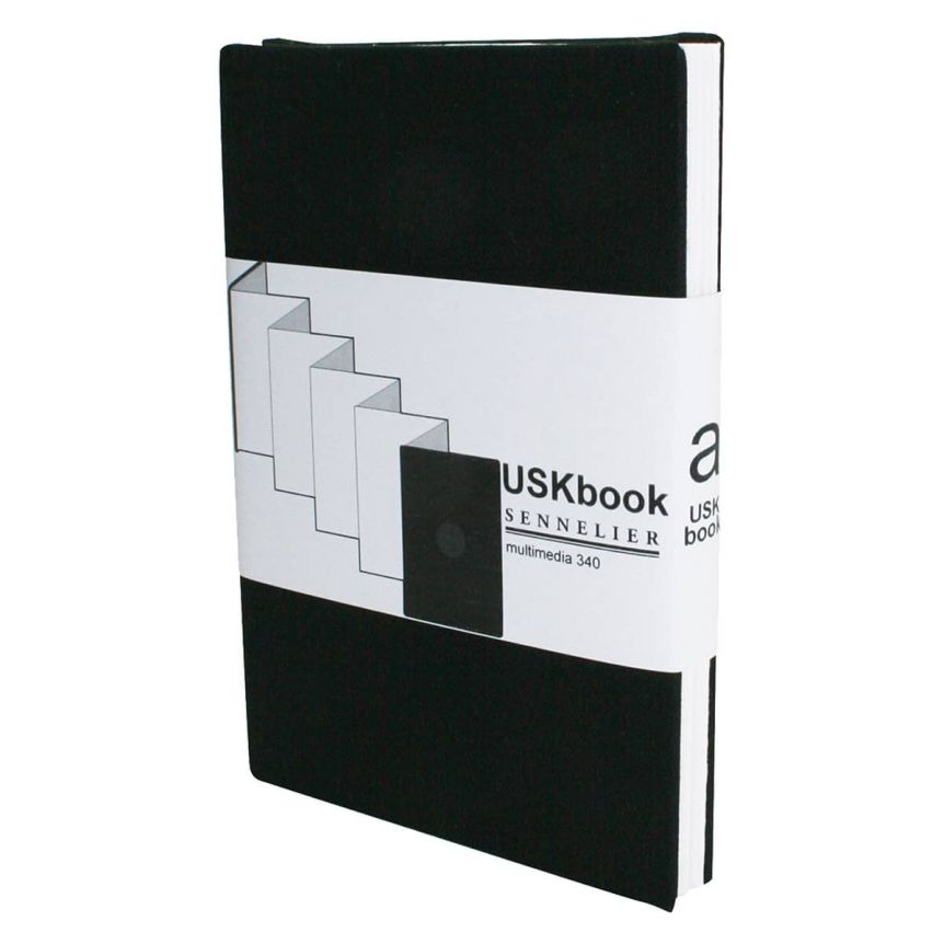 Sennelier Accordian Urban Sketchbook - Black, 4"x6"