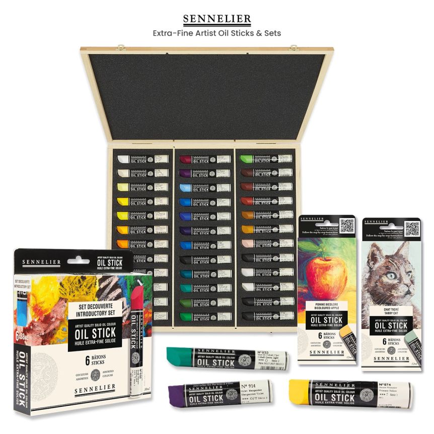 Sennelier Extra-Fine Artist Oil Sticks & Sets