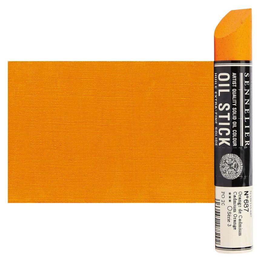 Cadmium Orange 38ml Sennelier Oil Painting Stick