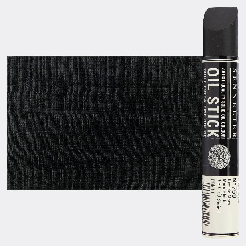 Mars Black, 38ml Sennelier Extra Fine Solid Oil Stick