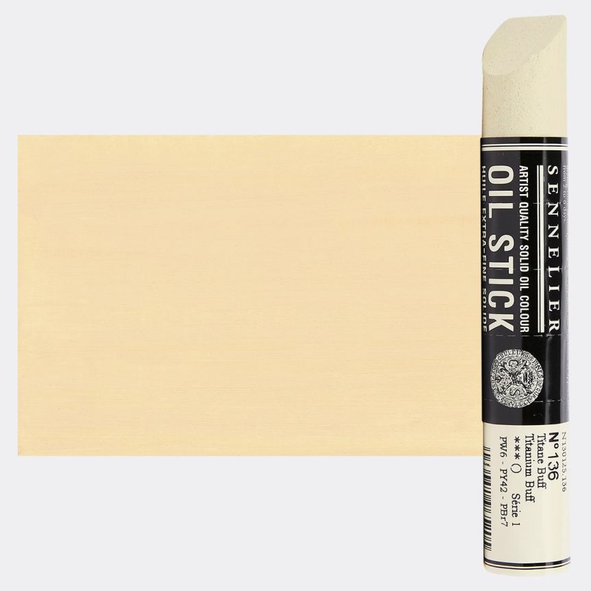 Titanium Buff, 38ml Sennelier Extra Fine Solid Oil Stick