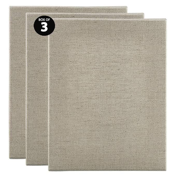 Senso Clear Primed Linen 16"x20", Stretched Canvas 11/2" Deep (Box