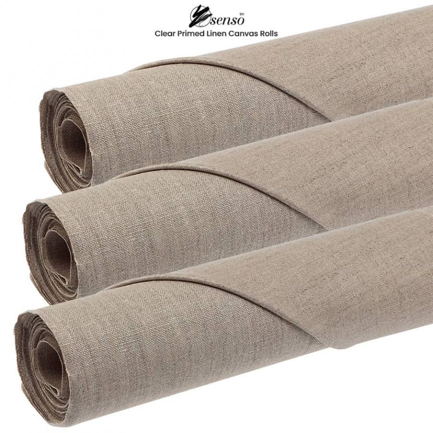 Canvas Rolls for Painting, Linen Pre-Made Primed Rolled Paper for Acrylic  Oil Painting, Professional Painter Materials Fabric Sheets 15 23 30 40 42