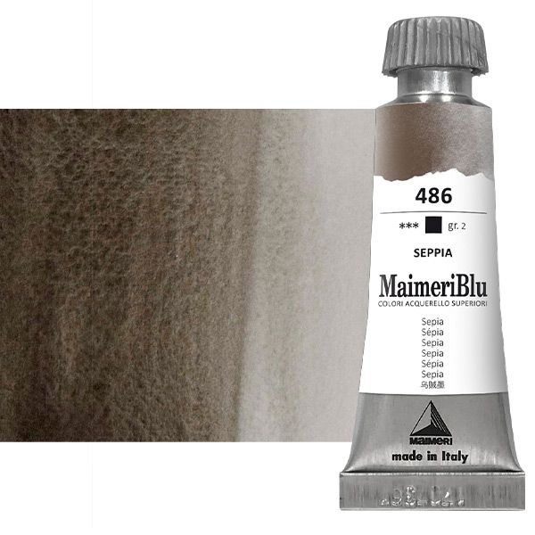 MaimeriBlu Artists Watercolor - Sepia, 12ml