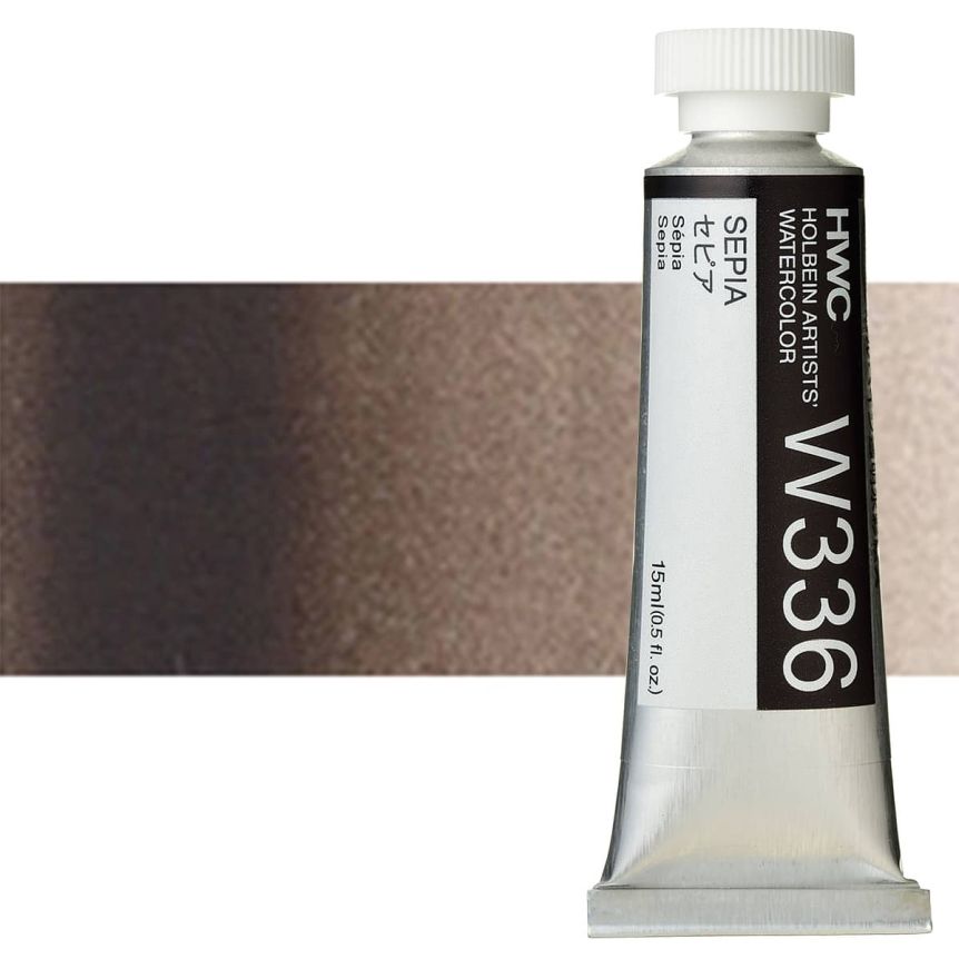 Holbein Artists' Watercolor 15 ml Tube - Sepia