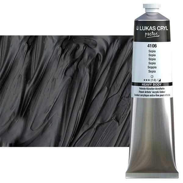 Sepia 200ml LUKAS CRYL Pastos Acrylics
