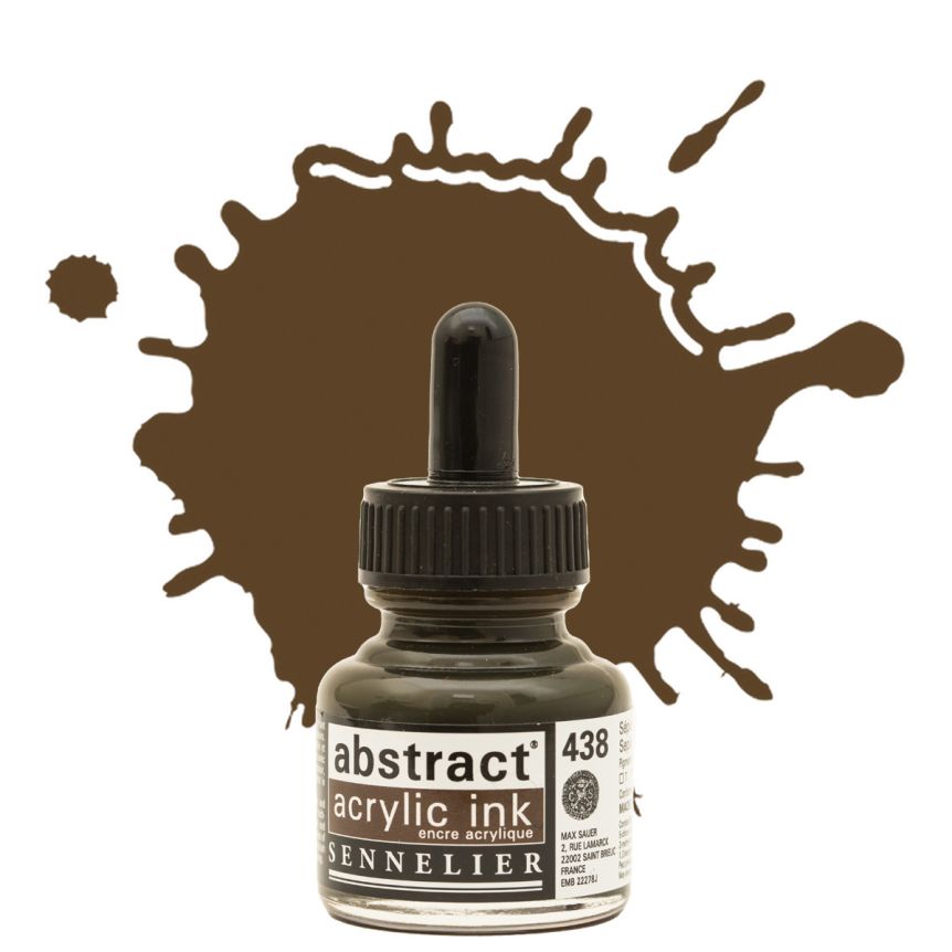 Sennelier Abstract Acrylic Ink - Sepia, 30ml