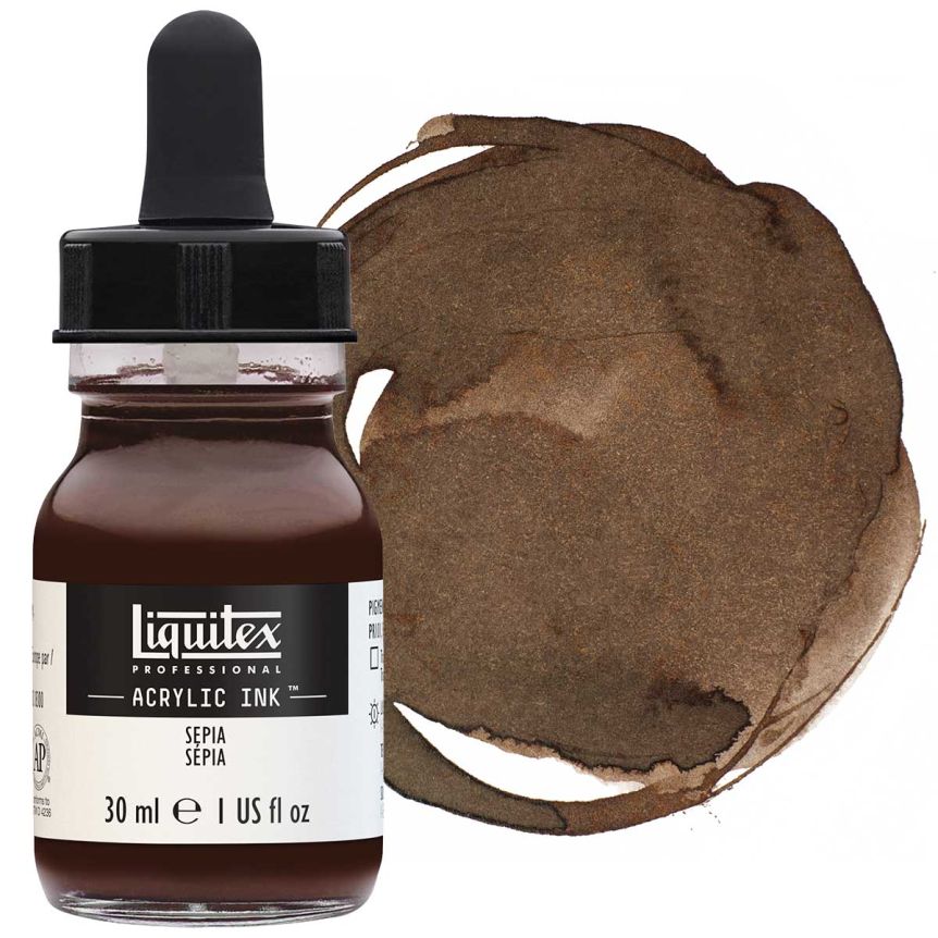 Liquitex Professional Acrylic Ink 30ml Bottle Sepia | Jerry's Artarama