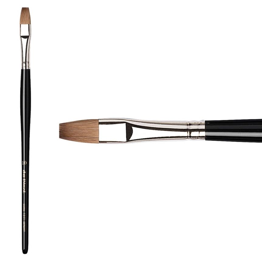 Da Vinci Maestro Series 10 Kolinsky Red Sable Paint Brush - Size 4 Round Sharp Point For Watercolor
