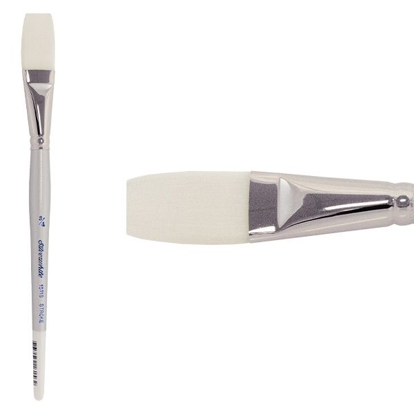 Silver Brush Silverwhite Short Handled Brush Stroke 3/4"