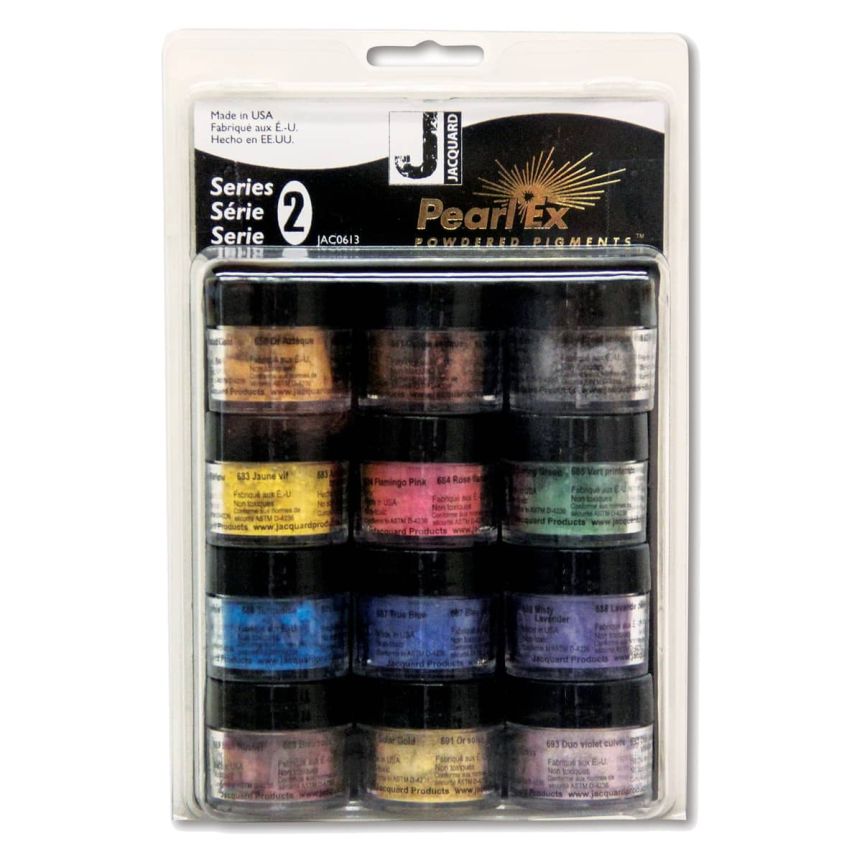 Jacquard Pearl Ex Powder Pigment Series 2 (Set of 12)