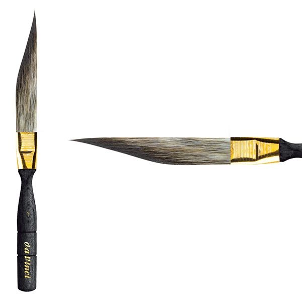 Da Vinci Casaneo Series 703 New Wave Synthetic sz. 1 Dagger Striper