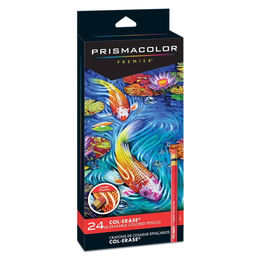 Prismacolor Col-Erase Erasable Colored Pencil Set of 24