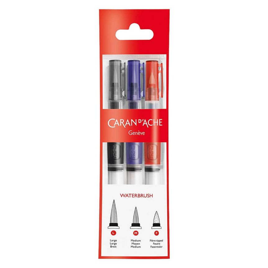 Caran d'Ache Museum Aquarelle Waterbrush (Set of 3)