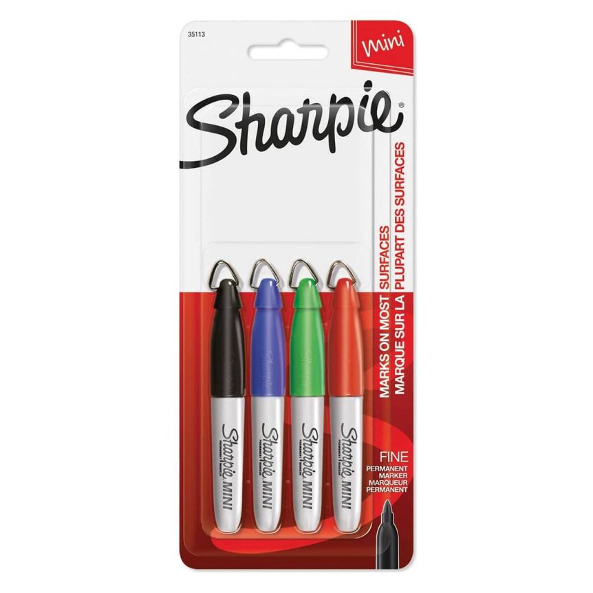 Sharpie Markers, Mini Set of 4 - Assorted Colors