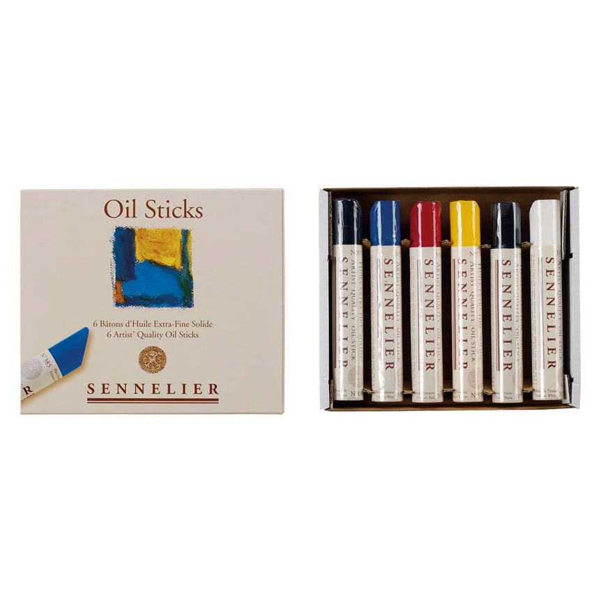 Sennelier Oil Painting Sticks, Set of 6 Jerry's Artarama