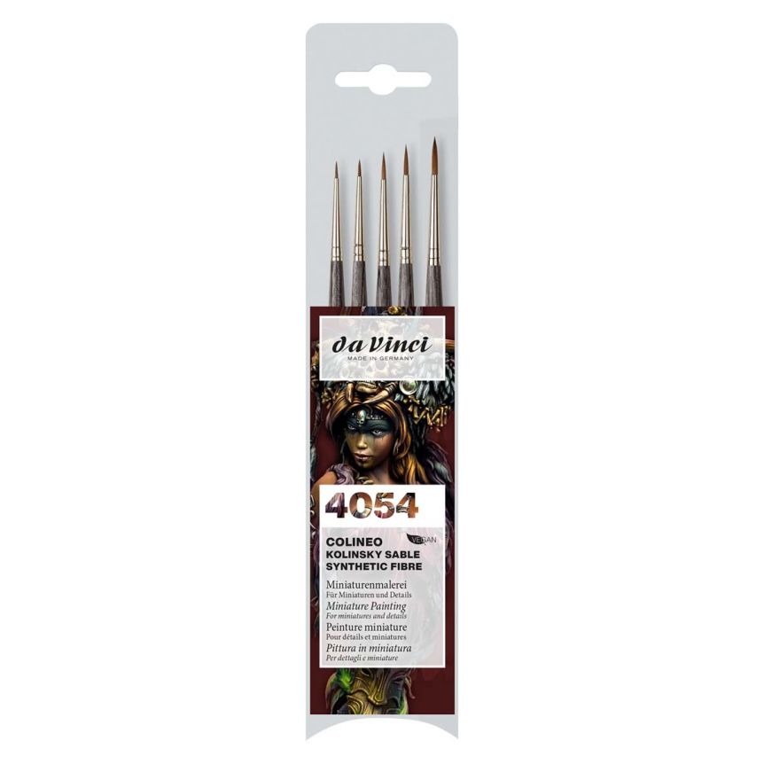 Colineo Synthetic Kolisnky Miniatures Brush Set of 5