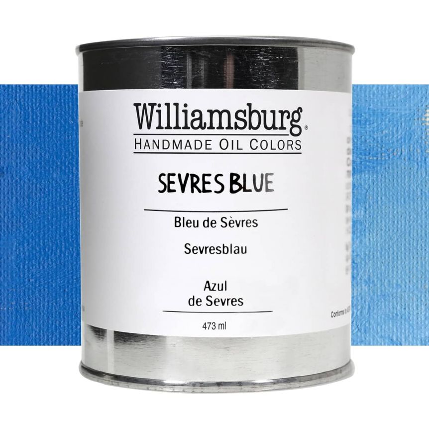 Williamsburg Oil Color 473 ml Can Sevres Blue