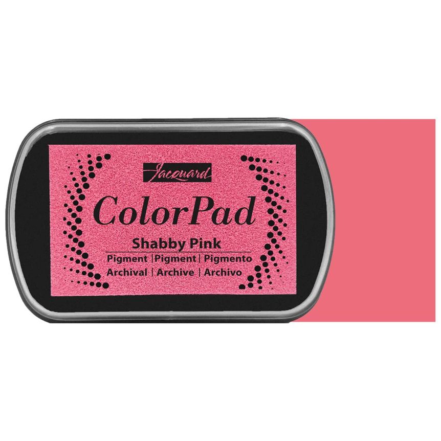 Jacquard ColorPad Pigment Ink Pad - Shabby Pink