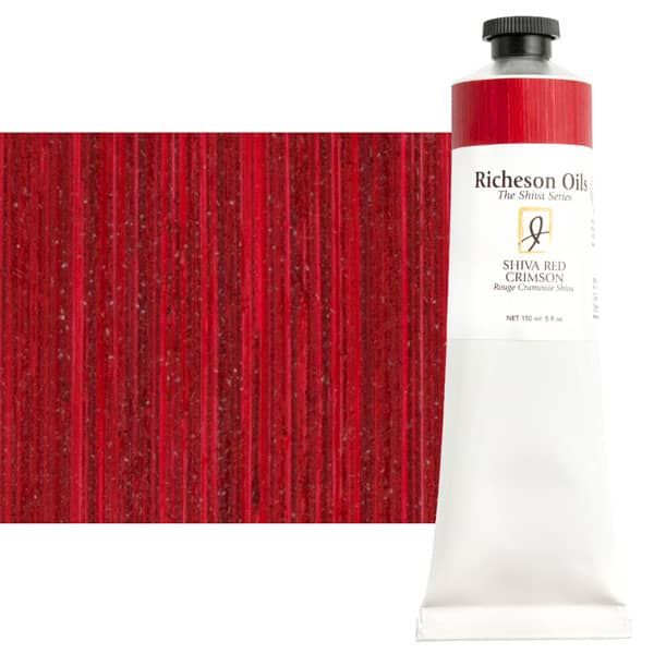 Shiva Signature Artist Oil Color 150ml Tube - Shiva Red Crimson
