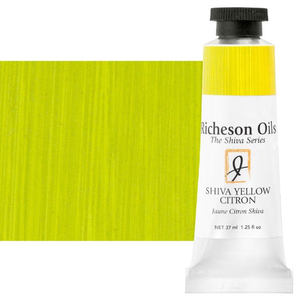 Shiva Signature Artist Oil Color 37ml Tube - Shiva Yellow Citron