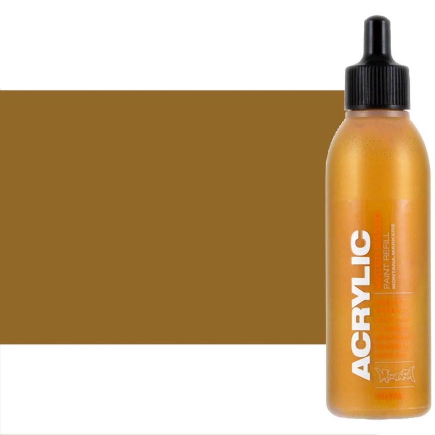 Montana ACRYLIC Water-Based Marker Refill - Shock Brown Light, 25ml
