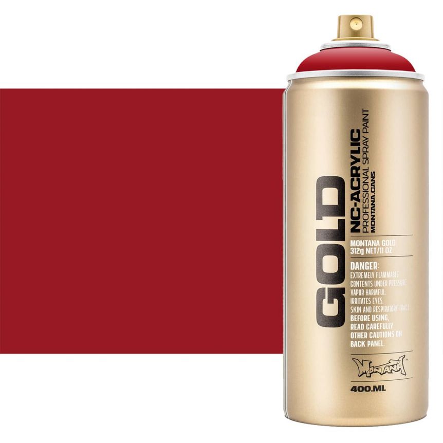 Montana GOLD Acrylic Professional Spray Paint 400 ml - Shock KENT Blood Red