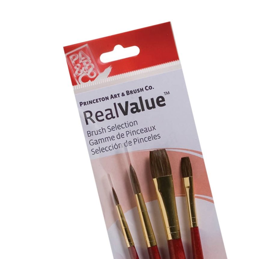 Princeton Real Value Brush Set 9121 Short Handle
